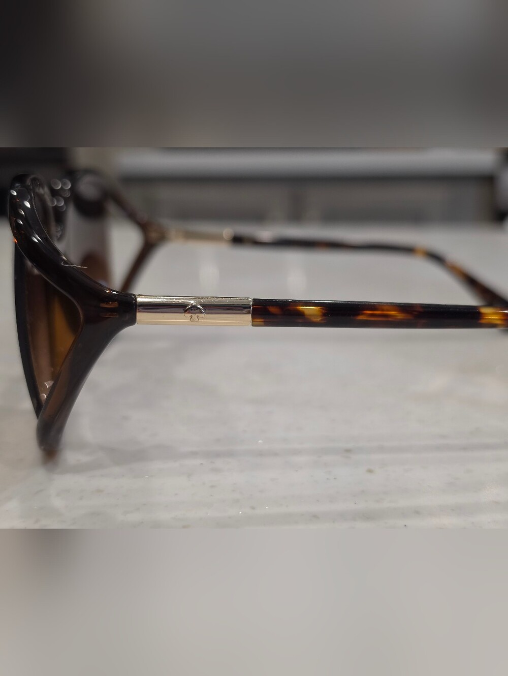 Kate Spade Mackenna Sunglasses Havana Brown Square Round Oversized - Picture 4 of 10
